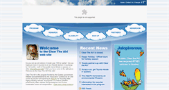 Desktop Screenshot of cleartheairprogram.org
